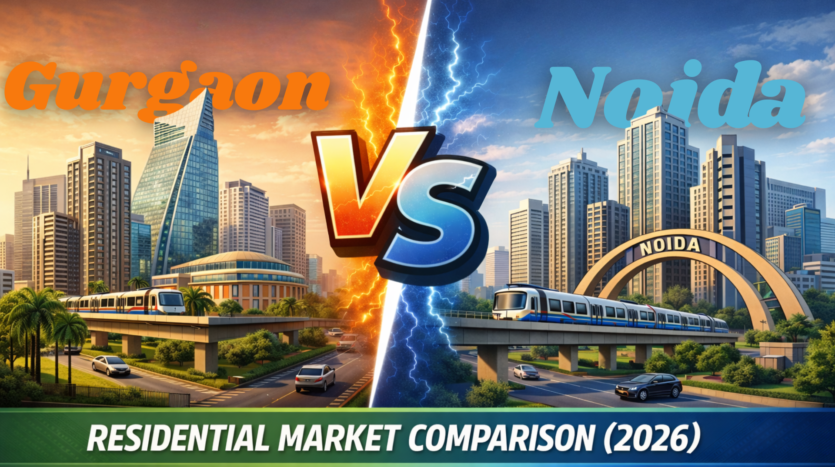 Gurgaon vs Noida